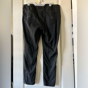 Black silver jeans